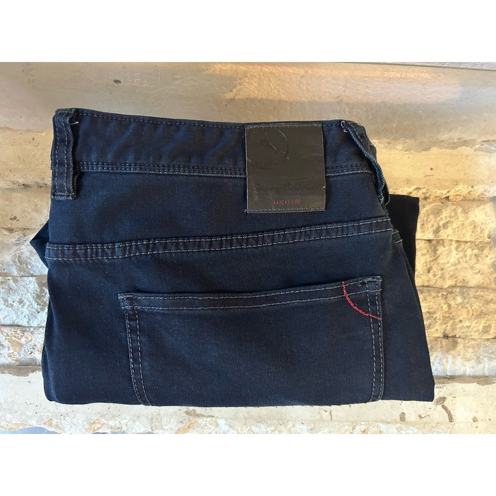 Men's Size 35X33 Tommy Bahama IslandZone Series Jeans Dark Indigo Wash